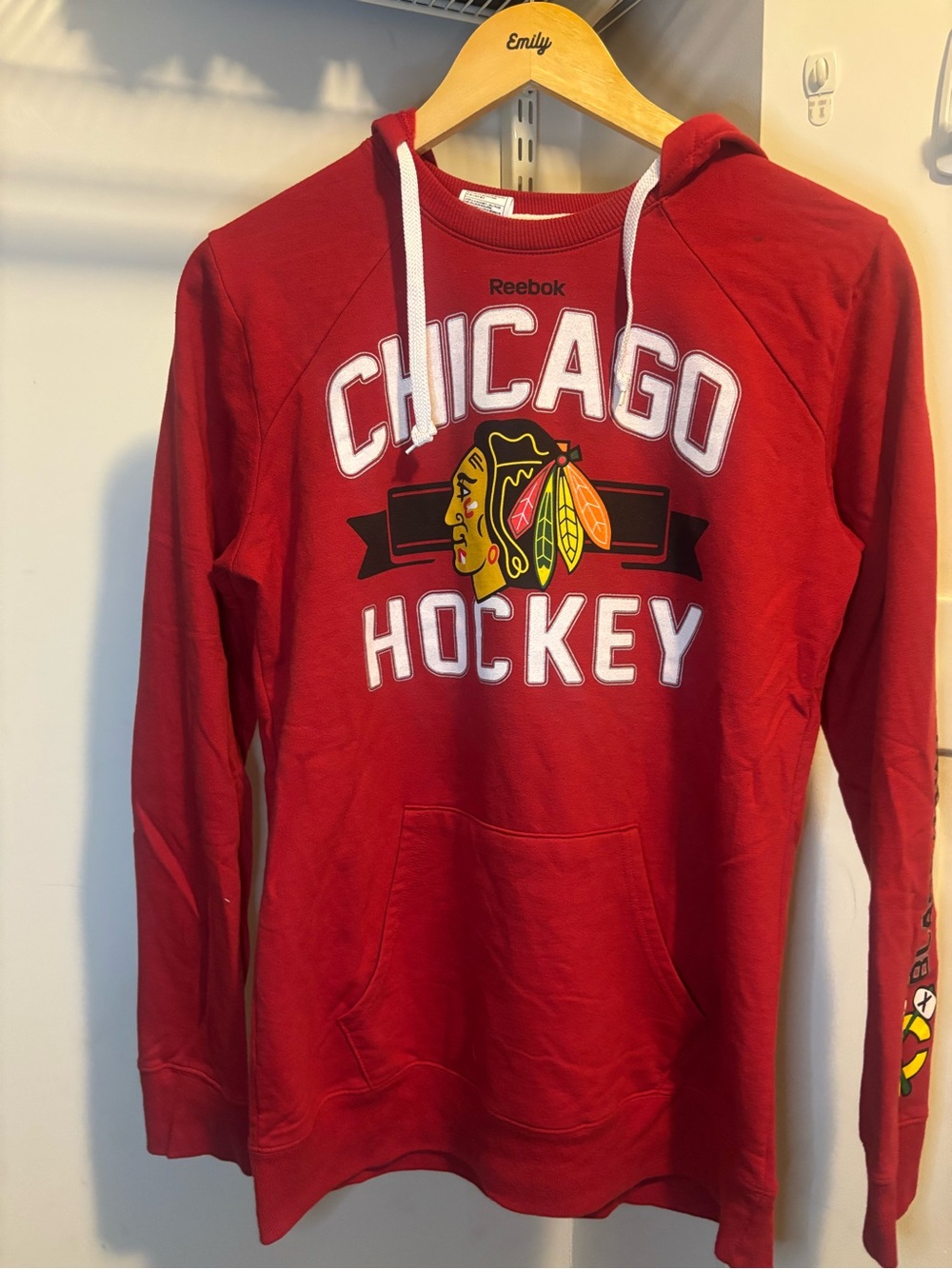 Reebok Red Chicago Hockey Longsleeve